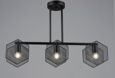 Лофт люстра Sirius B S2473/3 BK чорна