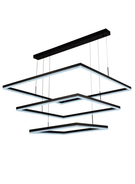 Люстра світлодіодна підвісна INTEREES IS QQD3070 BK