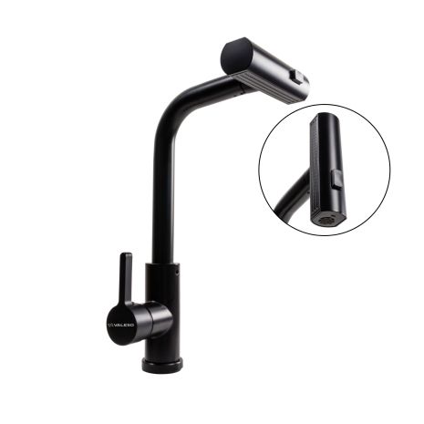 Platinum PVD кухонний змішувач XK09B чорний