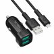 Авто Зарядное Устройство Ridea RCC-21212 Grand Type-C 2USB 2.4 A Черный