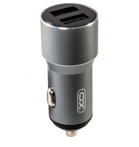 Автомобільний зарядний пристрій XO-CC30 Dual USB Grey