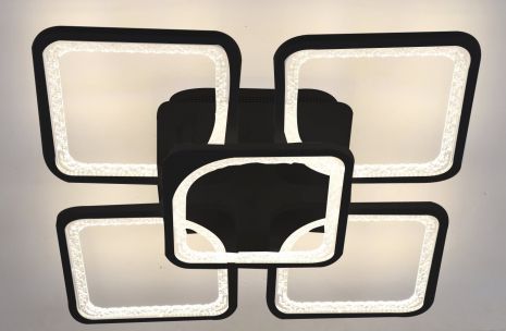 Люстра светодиодная INTEREES IS K39562-4+1 BK