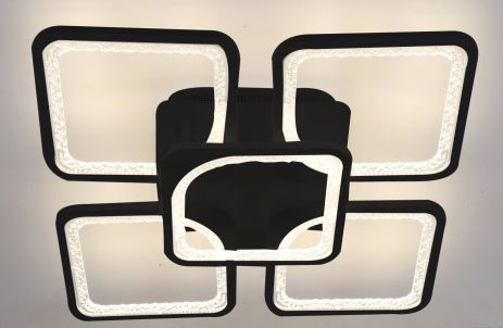 Люстра светодиодная INTEREES IS K39562-4+1 BK