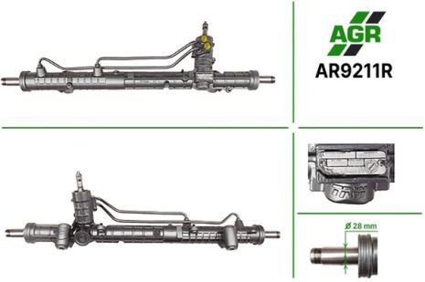 Рулевая рейка с ГУР, восстановленная, ALFA ROMEO 166 (936) 98-07, AGR (AR9211R)