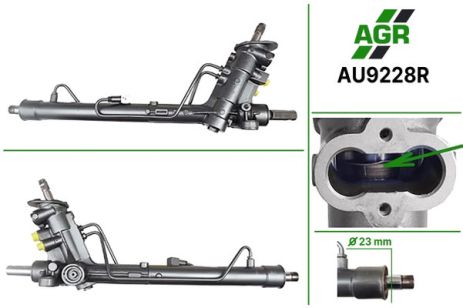 Рулевая рейка с ГУР, восстановленная, AUDI A2 02.00-08.05; SEAT CORDOBA 09.02-11.09, AGR (AU9228R)