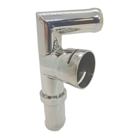 Патрубок охлаждения 7M0819350J Seat, VW из нержавейки - ПОЖИЗНЕННАЯ ГАРАНТИЯ, ACS (Р556)