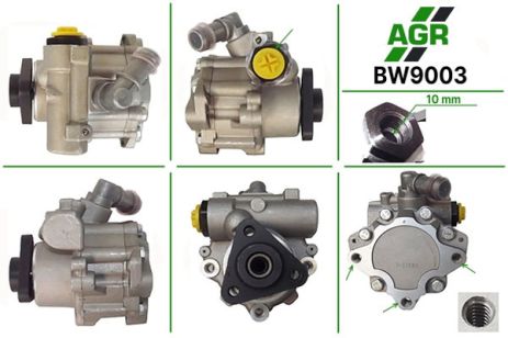Насос ГПК з механічним приводом, BMW 3 E-36 90-00; 3 E-46 98-05; 5 E-34 88-96; 5 E-39 95-03, AGR (BW9003) Насос ГПК з механічним приводом, BMW 3 E-36 90-00; 3 E-46 98-05; 5 E-34 88-96; 5 E-39 95-03, AGR (BW9003)