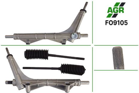 Рулевая рейка без УР, новая, FORD TRANSIT 85-91, FORD TRANSIT 92-00, AGR (FO9105)