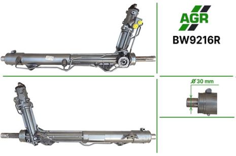 Рульова рейка з ГПК, відновлена, BMW X6 E-71 2008-, BMW Х5 E-70 2007-, AGR (BW9216R)