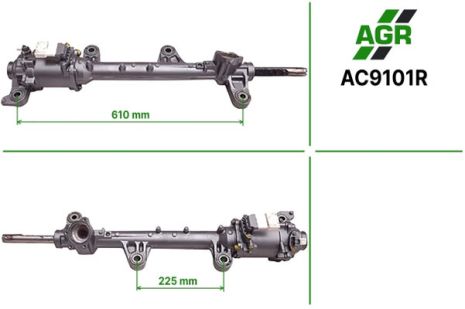 Рульова рейка з ЕПК, відновлена, ACURA TL 2009, AGR (AC9101R)