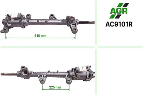 Рульова рейка з ЕПК, відновлена, ACURA TL 2009, AGR (AC9101R)