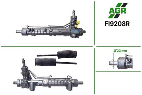 Рулевая рейка с ГУР, восстановленная, FIAT PALIO 97-02, AGR (FI9208R)