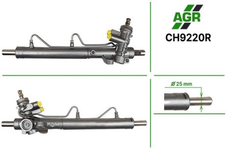Рульова рейка з ГПК, відновлена, CHRYSLER Neon 1999-2006, CHRYSLER PT Cruzer 2001-2010, AGR (CH9220R)