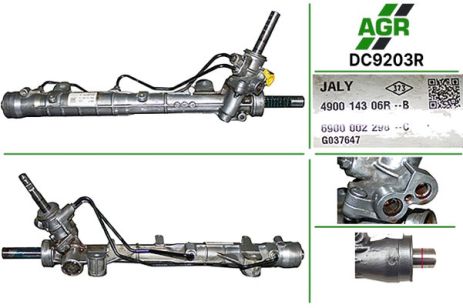 Рулевая рейка с ГУР, DACIA LOGAN 12-, RENAULT LOGAN 12-, DACIA DOKKER 12-, DACIA LODGY 1, AGR (DC9203R)