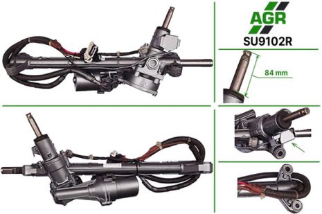 Рульова рейка з ЕПК, відновлена, SUBARU LEGACY 2009-, AGR (SU9102R)