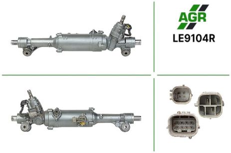 Рулевая рейка с ЭУР, восстановленная, LEXUS RX 2004-2008, AGR (LE9104R)