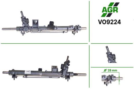 Рульова рейка з ГПК, нова, VOLVO S 80 2000-2006, AGR (VO9224)