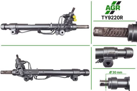 Рульова рейка з ГПК, відновлена, TOYOTA LANDCRUIS PRADO (KDJ12)02-10;LEXUS GX470 (UZJ120)02-09, AGR (TY9220R)