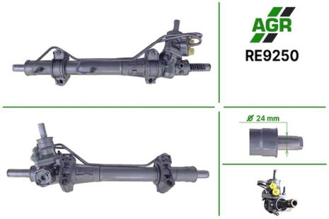 Рульова рейка з ГПК, нова, RENAULT Kangoo 2005-2009, AGR (RE9250)