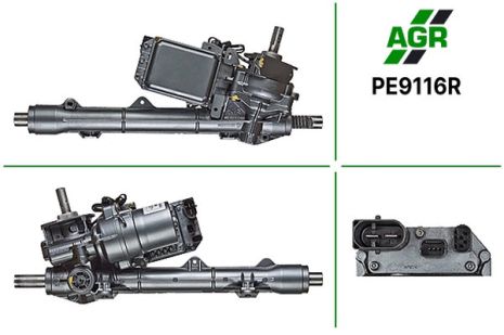 Рулевая рейка с ЭУР, восстановленная, PEUGEOT 207 2006-, CITROEN C3 PICASSO 2009-, AGR (PE9116R)