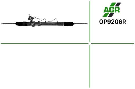 Рулевая рейка с ГУР, восстановленная, OPEL Frontera B 1999-2004, AGR (OP9206R)