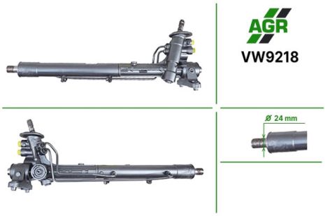 Рулевая рейка с ГУР, новая, VW CADDY III (2KB, 2KJ, 2CB, 2CJ) 04-10, AGR (VW9218)