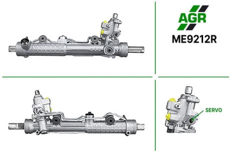 Рулевая рейка с ГУР, восстановленная, MERCEDES-BENZ S-CLASS (W220) 98-05, S-CLASS купе (C215) 99-06, AGR (ME92