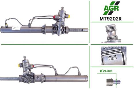 Рульова рейка з ГПК, відновлена, MITSUBISHI CARISMA (DA_) 95-06, CARISMA седан (DA_) 96-06, AGR (MT9202R) Рульова рейка з ГПК, відновлена, MITSUBISHI CARISMA (DA_) 95-06, CARISMA седан (DA_) 96-06, AGR (MT9202R)