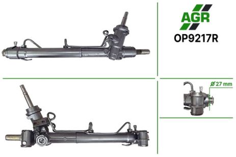 Рулевая рейка с ГУР, восстановленная, OPEL INSIGNIA 09-, AGR (OP9217R)