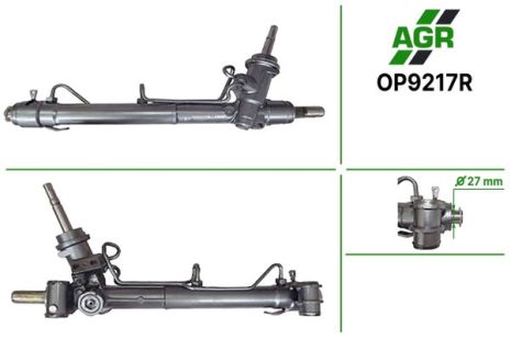 Рульова рейка з ГПК, відновлена, OPEL INSIGNIA 09-, AGR (OP9217R) Рульова рейка з ГПК, відновлена, OPEL INSIGNIA 09-, AGR (OP9217R)