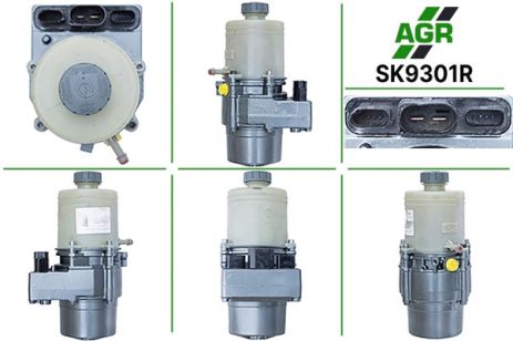 Насос ГУР с электроприводом, восстановлен, AUDI A1 10-;SEAT IBIZA IV 02-09;SKODA FABIA 06-, AGR (SK9301R)