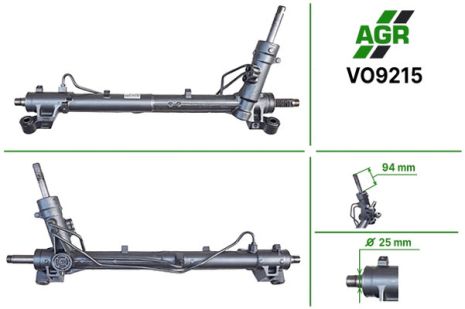 Рульова рейка з ГПК, нова, VOLVO C30 06-, S40 II (MS) 04-, V50 (MW) 04-, AGR (VO9215) Рульова рейка з ГПК, нова, VOLVO C30 06-, S40 II (MS) 04-, V50 (MW) 04-, AGR (VO9215)
