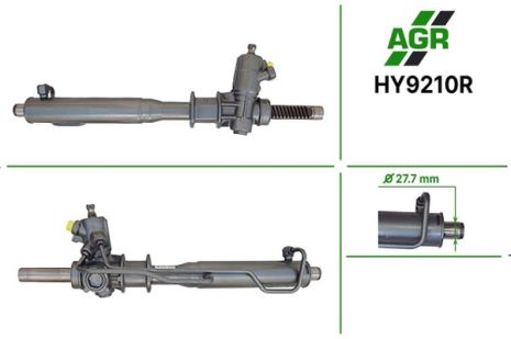 Рулевая рейка с ГУР, восстановленная, HYUNDAI SONATA III (Y-3) 93-98, AGR (HY9210R)