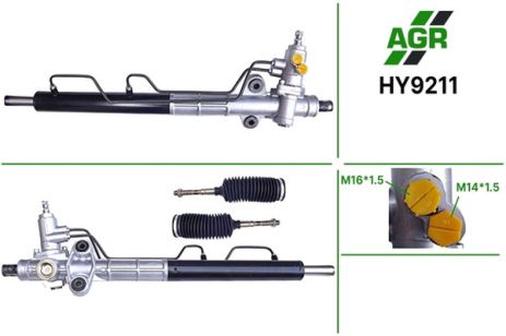 Рулевая рейка с ГУР, HYUNDAI SONATA 99-04, GRANDEUR [EB] 99-04, OPTIMA [FS] 00-05, KIA MAGENTIS, AGR (HY9211)