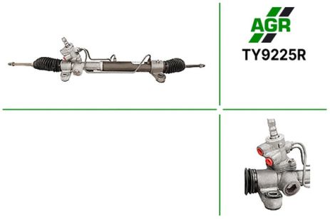 Рулевая рейка с ГУР, восстановленная, TOYOTA COROLLA 02-, AGR (TY9225R)