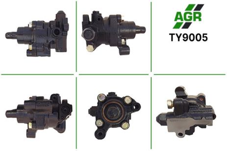 Насос ГУР с механическим приводом, новый, седан TOYOTA CROWN 87-91, AGR (TY9005)