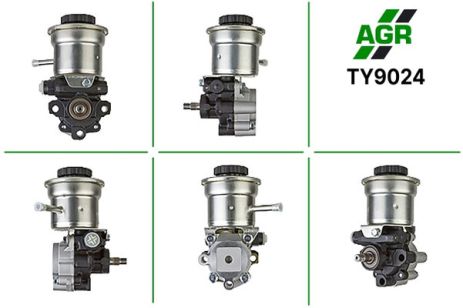 Насос ГУР с механическим приводом, новый, TOYOTA Corolla 1997-2001, AGR (TY9024)