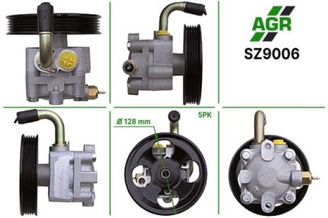 Насос ГУР с механическим приводом, новый, SUZUKI GRAND VITARA II 05-, AGR (SZ9006)