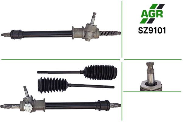 Рулевая рейка без УР, новая, SUZUKI SWIFT I (AA) 83-89, SWIFT II (EA, MA) 89-91, AGR (SZ9101) Рулевая рейка без УР, новая, SUZUKI SWIFT I (AA) 83-89, SWIFT II (EA, MA) 89-91, AGR (SZ9101)