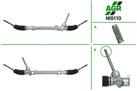 Рулевая рейка без УР, новая, NISSAN ROGUE (T32) 13-, X-TRAIL (T32) 13-, AGR (NI9110)