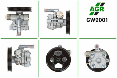 Насос ГУР с механическим приводом, новый, GREAT WALL Hover 2005-SCA, AGR (GW9001)