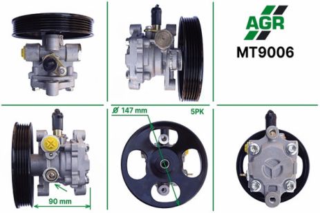 Насос ГПК з механічним приводом, новий, MITSUBISHI LANCER (CS_W) 03-08, LANCER (CS_A) 03-, AGR (MT9006)