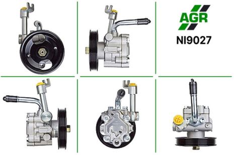 Насос ГУР с механическим приводом, новый, NISSAN CABSTAR 06-09, PATHFINDER (R51) 05-, AGR (NI9027)