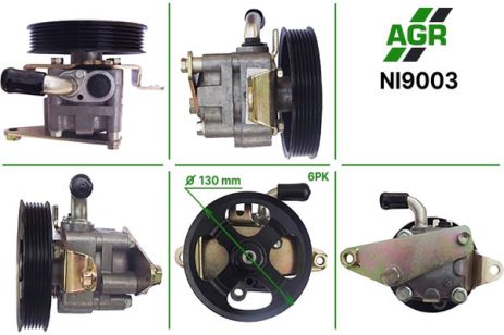 Насос ГПК з механічним приводом, новий, NISSAN PRIMERA (P12) 2002-, NISSA X-TRAIL (T30) 2001-, AGR (NI9003)
