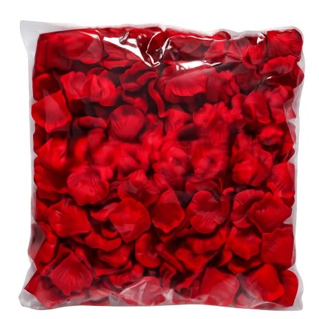 Лепестки роз искусственные, упаковка 1000шт, red