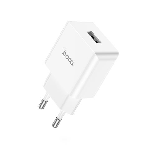 Сетевое зарядное устройство Hoco C106A USB белое Сетевое зарядное устройство Hoco C106A USB белое