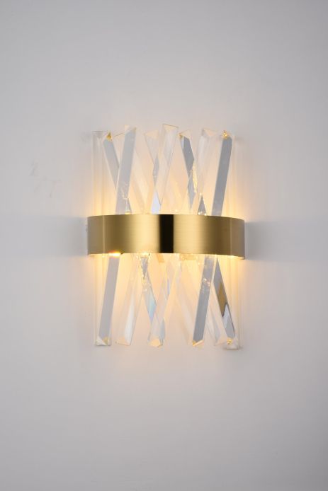 Хрустальное настенное бра светодиодное Sirius Ш 5011/2