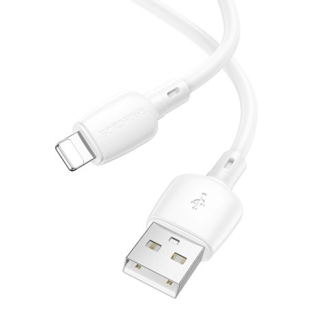 Кабель Borofone BX93 USB to Lightning 1м білий