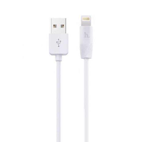 USB кабель Hoco X1 Rapid Lightning 2.1A Білий 2м