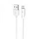 USB Cable Hoco X1 Rapid MicroUSB 2.1A White 1m
